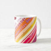 Mug Bouton de fraise (Devant droit)