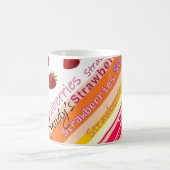 Mug Bouton de fraise (Centre)
