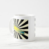 Mug bouton de planche de surf (Devant gauche)