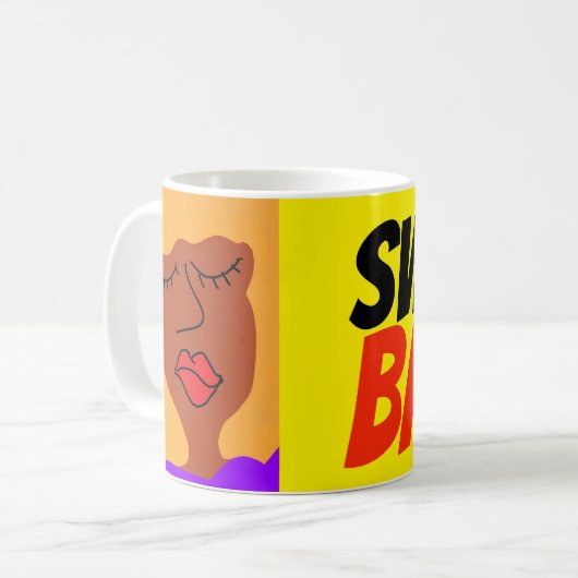 Mug Bouton doux pour bébé (Devant gauche)