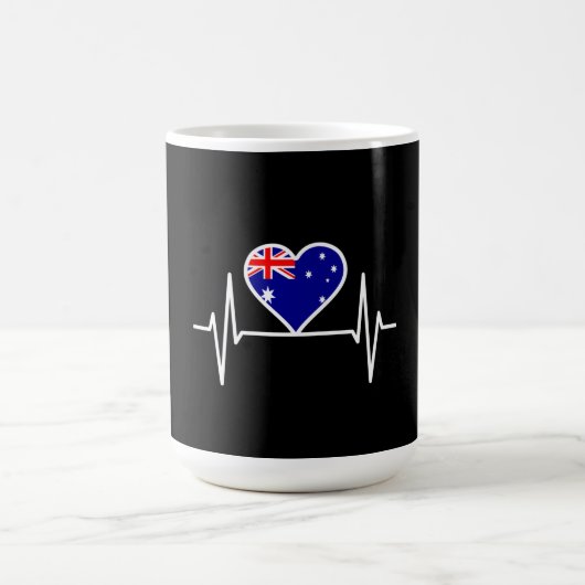 Mug Bouton du drapeau australien (Centre)