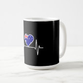 Mug Bouton du drapeau australien (Devant droit)