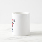 Mug Bouton Échap en cours d'exécution (Centre)