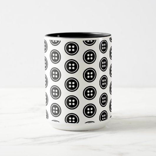 Mug Bouton noir (Centre)