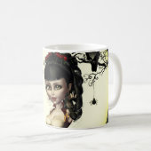 Mug Bouton rond Gothique Steampunk Lolita Art Pin (Devant droit)