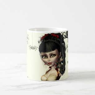 Mug Bouton rond Gothique Steampunk Lolita Art Pin