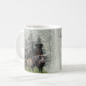 Mug Bouton Sticker Jagdterrier Bouton Porte - clé de c (Devant gauche)