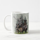 Mug Bouton Sticker Jagdterrier Bouton Porte - clé de c (Gauche)