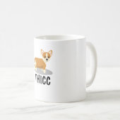 Mug Bouton Thicc Corgi (Devant droit)