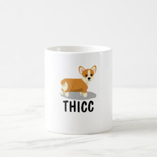 Mug Bouton Thicc Corgi