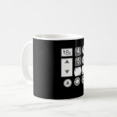 Mug Boutons ascenseur ascenseur ascenseur (Devant gauche)