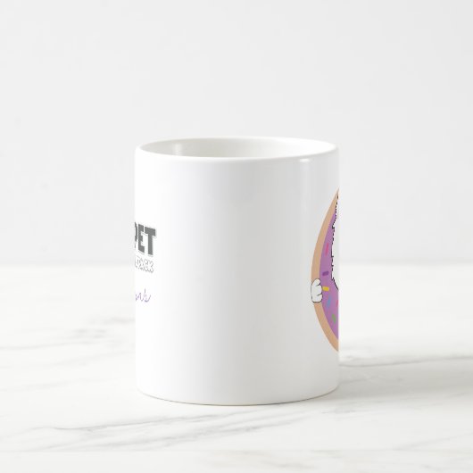 Mug Boutons dans une beigne (Centre)