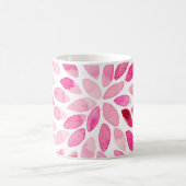 Mug Boutons de brosse couleur aquarelle - palette rose (Centre)
