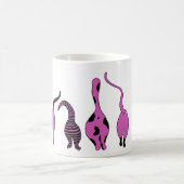 Mug Boutons de chat violet (Centre)