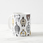 Mug Boutons de chats amusants (Devant gauche)