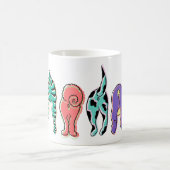 Mug Boutons de chien colorés (Centre)