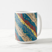 Mug Boutons de notes de musique colorée (Devant droit)