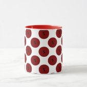 Mug Boutons importants (rouge) (Centre)