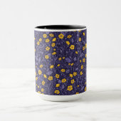 Mug Boutons jaunes et violets (Centre)