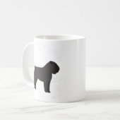 Mug Bouvier Des Flandres Chien Anatomie 2 (Devant gauche)
