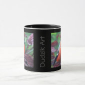 Mug Bouvreuil "beauté art de Dudzik parmi arbres" (Centre)