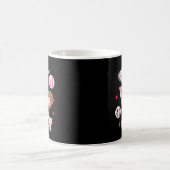 Mug Bow Baseball Maman Pink Bow Fête des mères Filles (Centre)