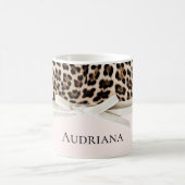 Mug Bow blanc léopard (Centre)
