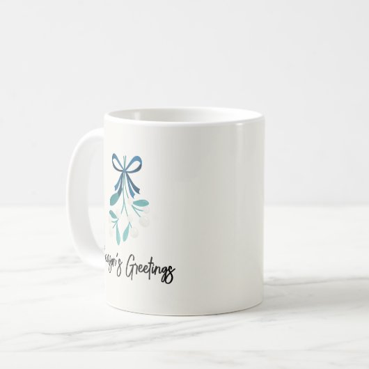 Mug Bow et mytilène bleus (Devant gauche)
