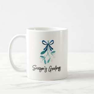 Mug Bow et mytilène bleus