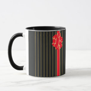 Mug Bow noir et rouge
