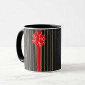 Mug Bow noir et rouge (Devant gauche)