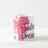 Mug Bow rose "Sweet Dreams" Typographie de Parties sci (Centre)