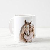 Mug Bow rose Western Farm Cowgirl Horse (Devant gauche)