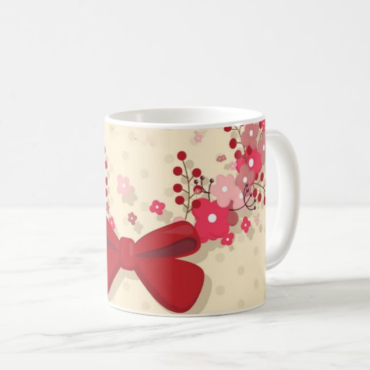 Mug Bow rouge (Devant droit)