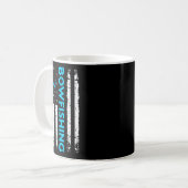 Mug BowFishing Us Drapeau Pêche Vintage Bowfish Hunter (Devant gauche)