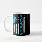 Mug BowFishing Us Drapeau Pêche Vintage Bowfish Hunter (Gauche)