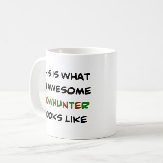 Mug bowhunter, génial (Devant gauche)