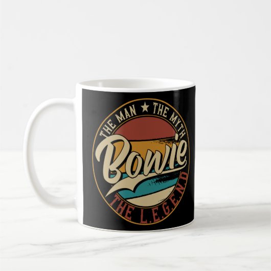 Mug Bowie L'homme le mythe la légende (Gauche)