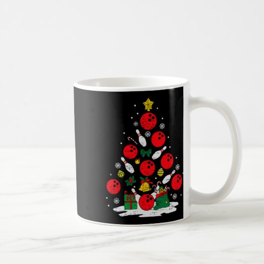 Mug Bowler Noël Tree Lights Xmas Bowler Me Sport (Droite)