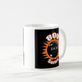 Mug Bowler's 800 Series in Black & Orange Ball Graphic (Devant droit)