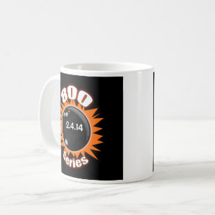 Mug Bowler's 800 Series in Black & Orange Ball Graphic