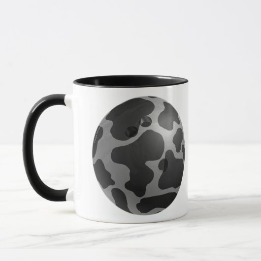 Mug Bowling Ball Cow Grey (Gauche)