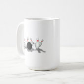 Mug   Bowling Ball & Pins : Modèle 3D: (Devant gauche)