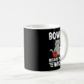Mug Bowling Because Murder Is Wrong Funny Cat 1  (Devant droit)