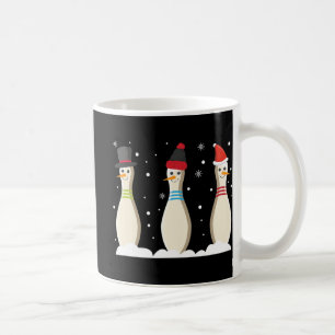 Mug Bowling Boule de Noël Pins de bowling Santa Hat Ca