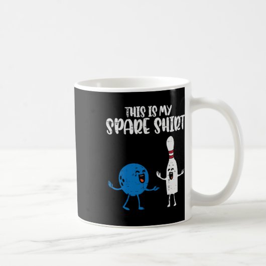 Mug Bowling C'Est Mon Chemise De Secours Bowler Enfant (Droite)
