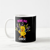Mug Bowling Chick Funny Chicken Sports Athlète (Gauche)