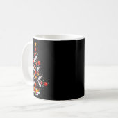 Mug Bowling Christmas Tree Drôle Amateurs de bowling N (Devant gauche)