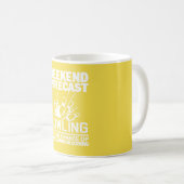 MUG BOWLING DE PRÉVISION DE WEEK-END (Devant droit)
