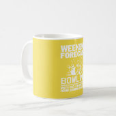 MUG BOWLING DE PRÉVISION DE WEEK-END (Devant gauche)